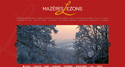 Desktop Screenshot of mazeres-lezons.fr